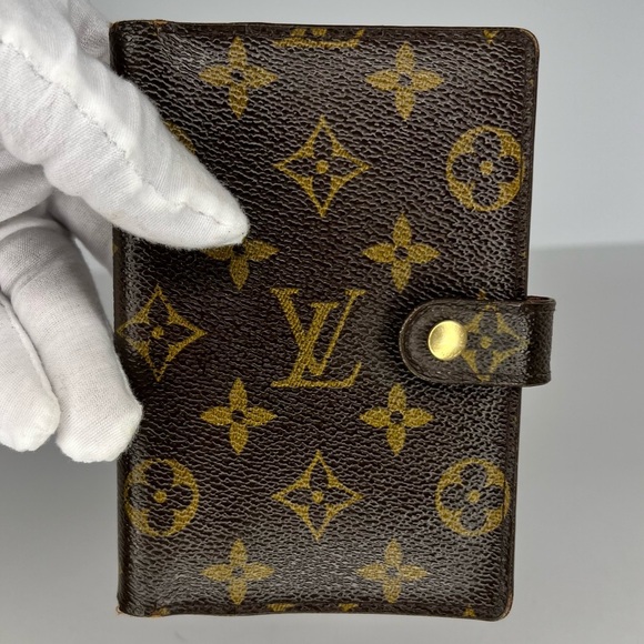 🤎Louis Vuitton Brown Monogram Small Ring Agenda Cover | PRELOVED!!🤎 - Picture 1 of 8